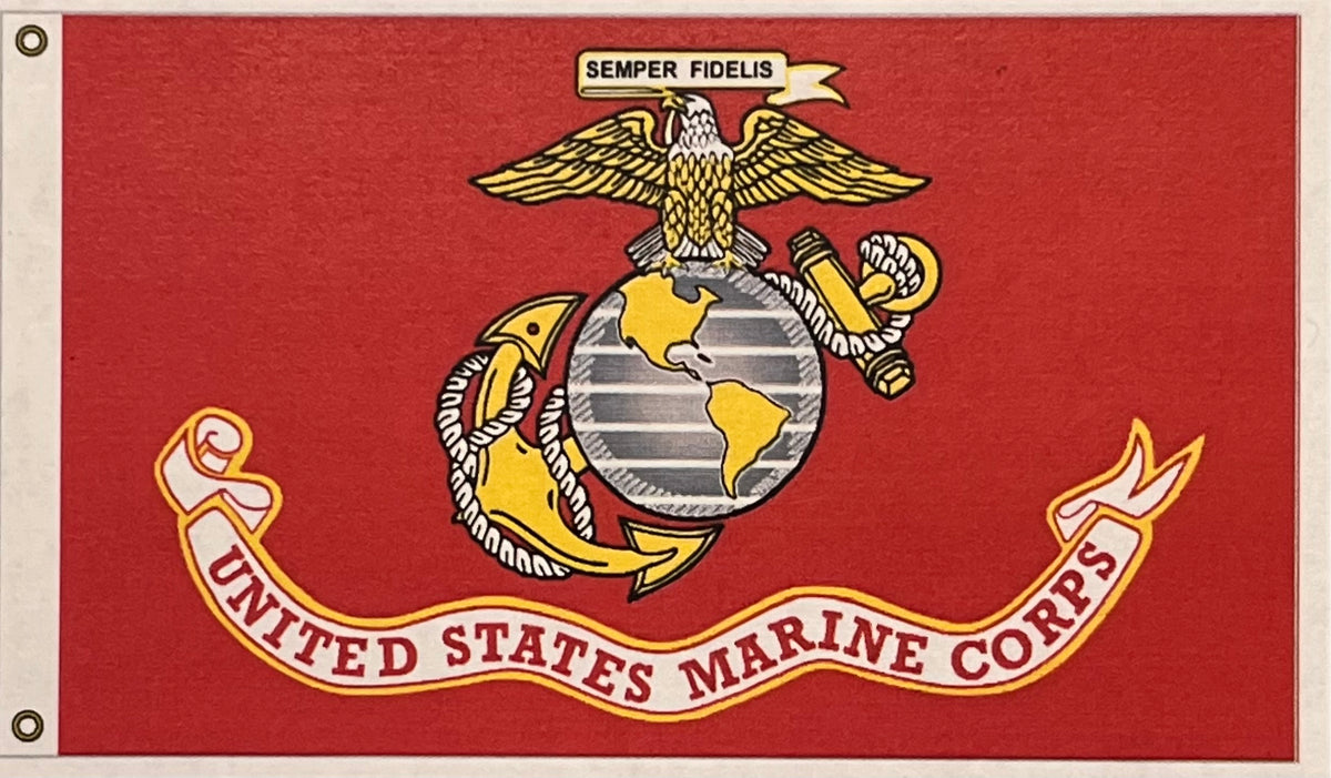 U.S. MARINE CORPS 2" X 3" FLAG – Iwo Jima Museum Gift Shop