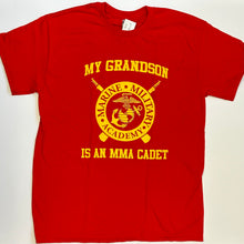 Load image into Gallery viewer, MY GRANDSON IS AN MMA CADET T-SHIRT
