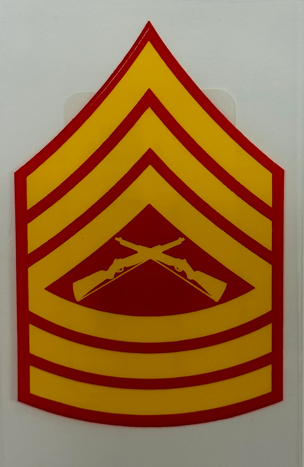 USMC E-8 MASTER SERGEANT DECAL