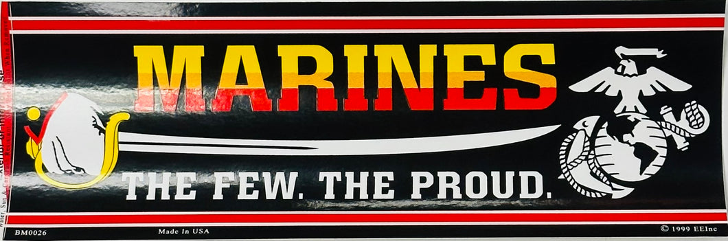 USMC THE FEW, THE PROUD STICKER