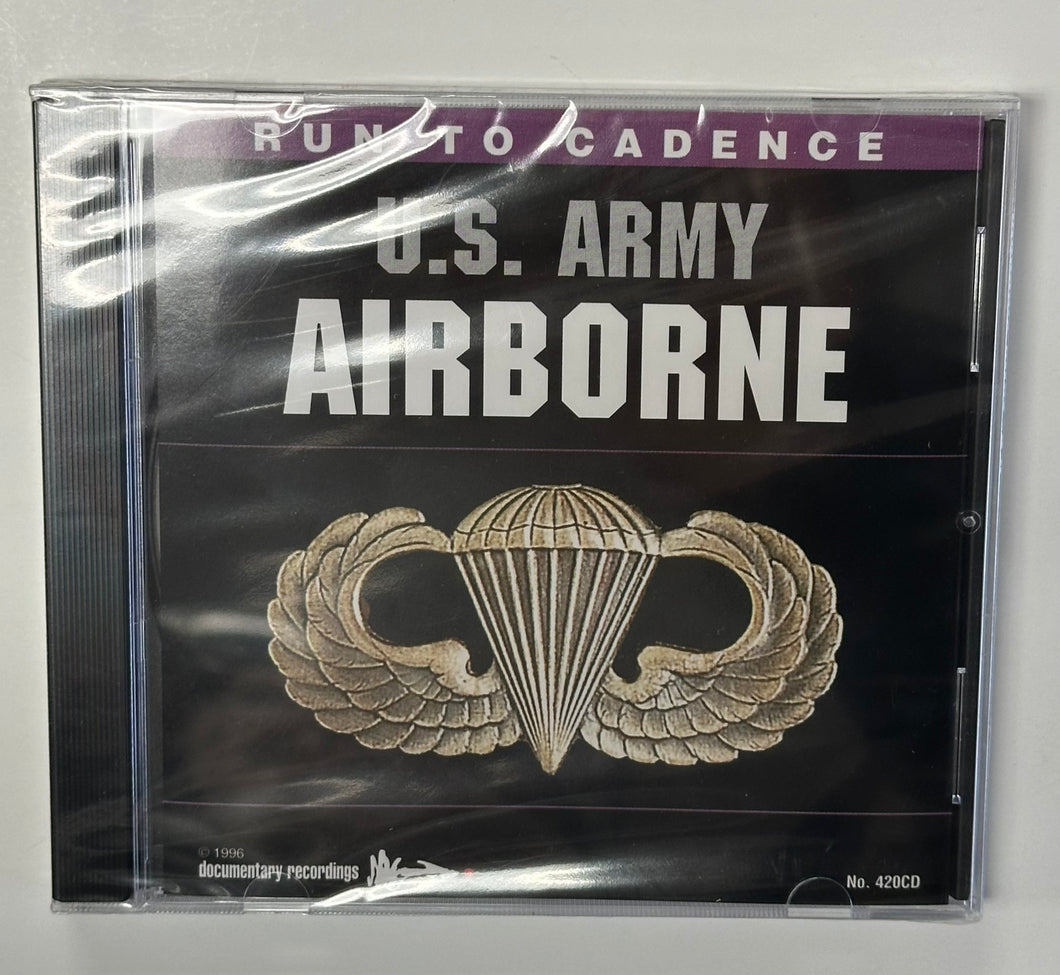 RUN TO CADENCE U.S. ARMY AIRBORNE CD