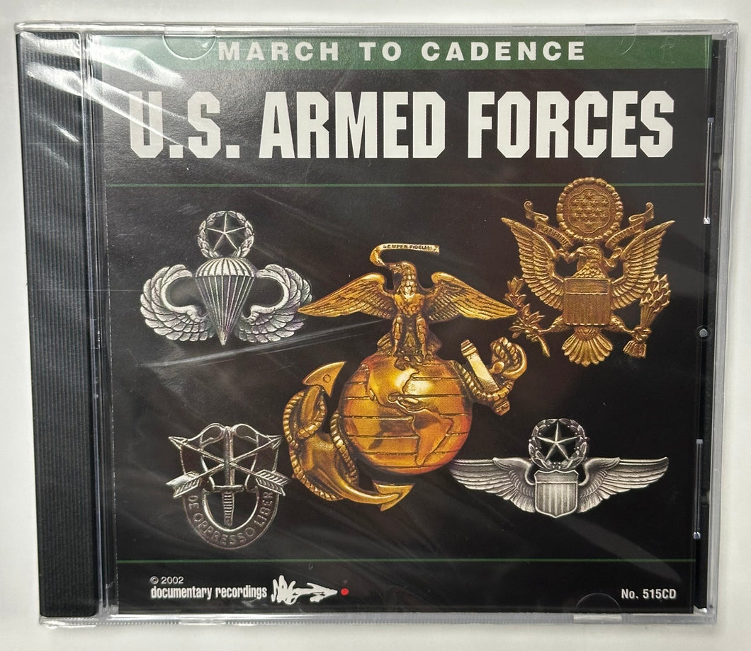 MARCH TO CADENCE U.S. ARMED FORCES CD