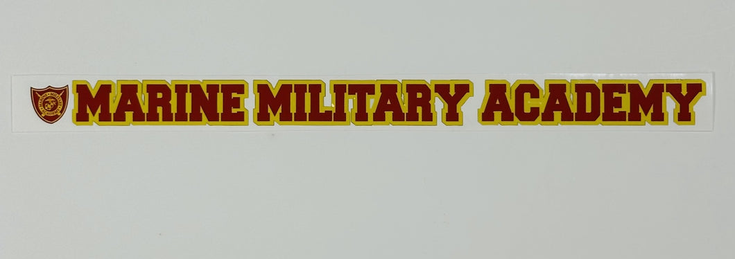 MARINE MILITARY ACADEMY WINDOW STRIP