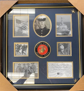 USMC COLLAGE PHOTO FRAME