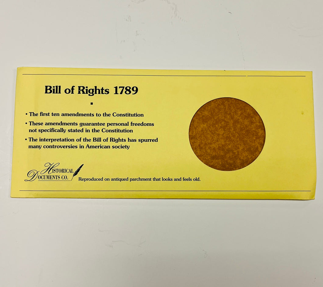 BILL OF RIGHTS