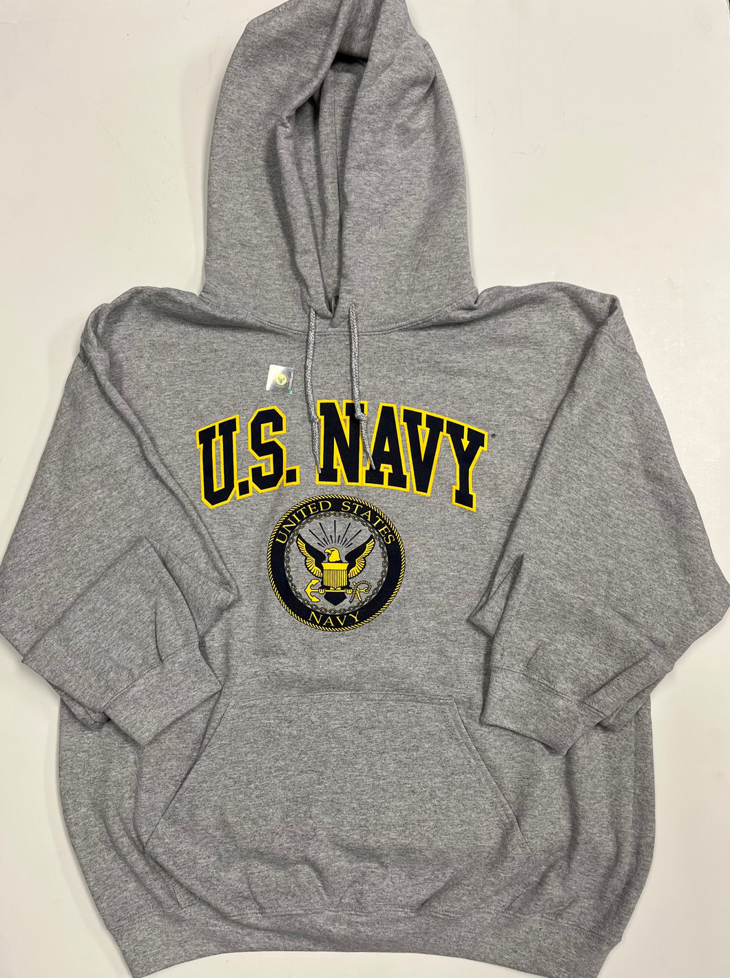 NAVY ARCH SEAL HOODIE