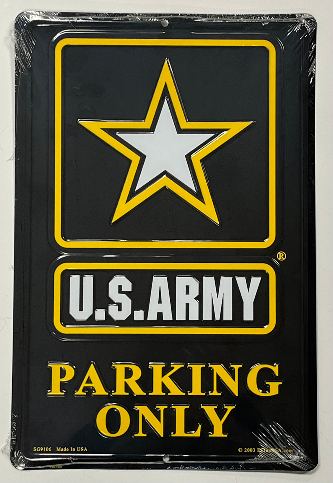 US ARMY PARKING SIGN