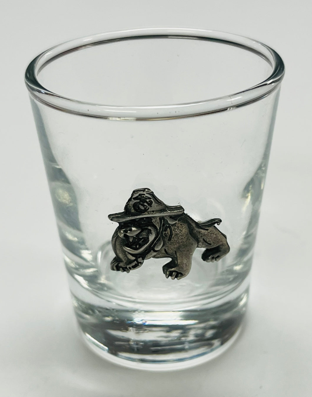 USMC BULLDOG EMBLEM SHOT GLASS