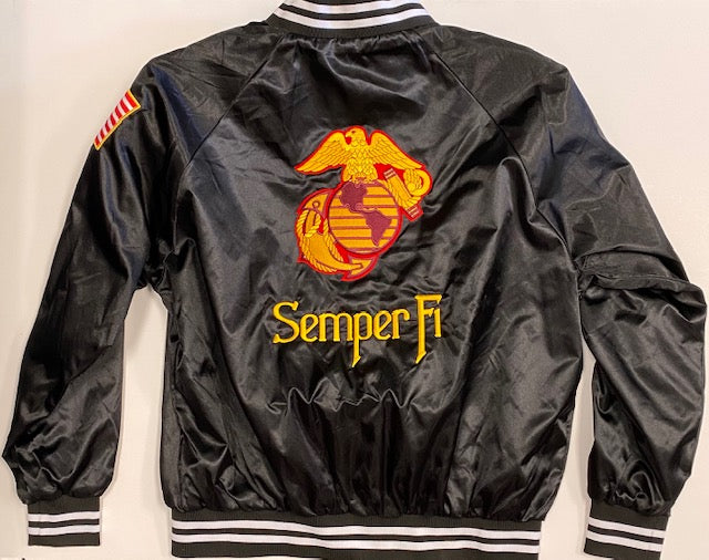 US MARINE SATIN JACKET