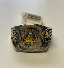 Load image into Gallery viewer, MEN&#39;S SILVER RING MARINE
