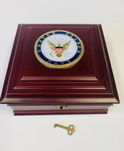 Load image into Gallery viewer, NAVY DESK TOP BOX
