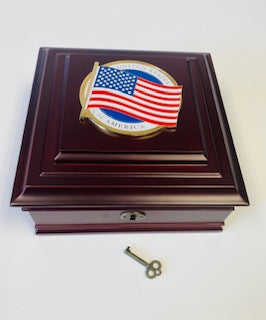 US FLAG DESKTOP BOX