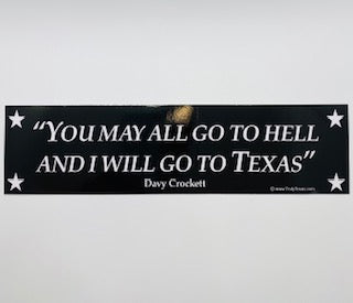 HELL/DAVY CROCKETT DECAL