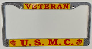 USMC FRAME LICENSE PLATE