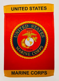 U.S. MARINE CORPS LUSTRE GARDEN FLAG