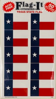 TEXAS STATE FLAG STICKERS