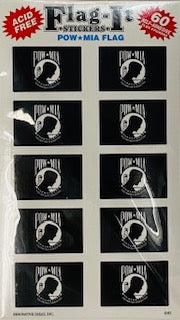 POW-MIA FLAG STICKERS