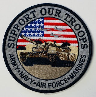 SUPPORT OUR TROOPS PATCH