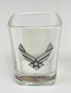 U.S. AIR FORCE SQUARE SHOT GLASS