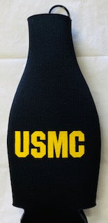 KOOZIE ZIP BOTTLE USMC