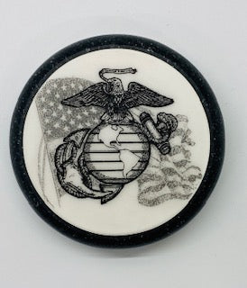 USMC ROUND PAPERWEIGHT