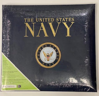 US NAVY GENUINE BONDED LEATHER SCRAPBOOK