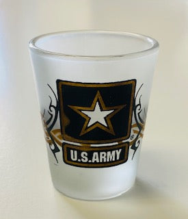 U.S. ARMY SHOT GLASS